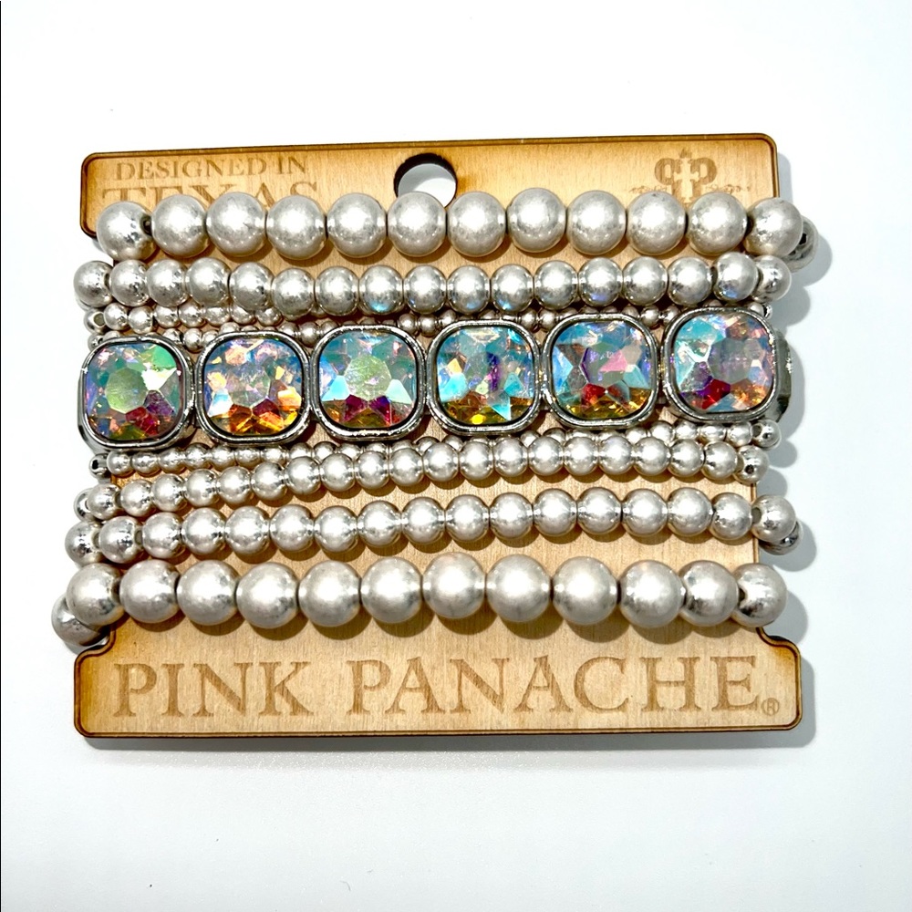 Pink Panache Silver Stack
